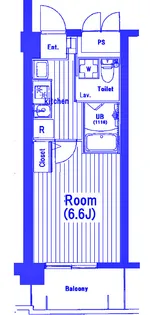 ガラ ステージ横浜鶴見【5階】の間取り