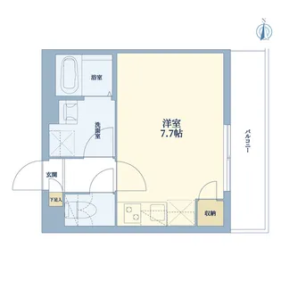 ウェルスクエア新中野II【2階】の間取り