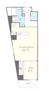 Eau・Clair 道灌山【1階】の間取り