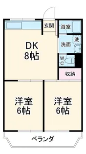 風見鶏グランドハイツ【1階】の間取り