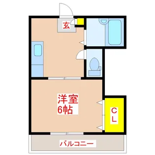 ファーストビル中央駅【4階】の間取り