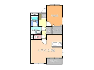 コンフォルトTK【1階】の間取り