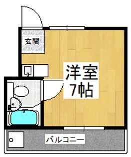 センチュリーハウス仲政【3階】の間取り