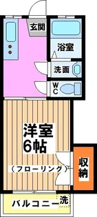 ハイツ栄連【1階】の間取り