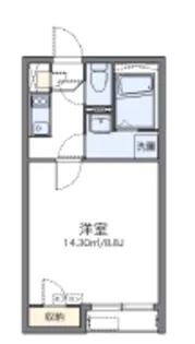 レオネクストヴィラ駒井【1階】の間取り