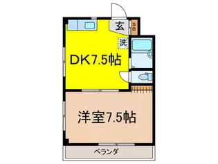 TKJM TAKANO【3階】の間取り