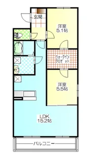 ヴァン・ヴェール【1階】の間取り