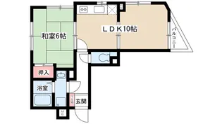 ラウムズ虹ヶ丘【2階】の間取り