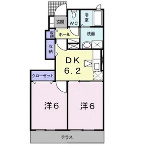 フォレスタ【1階】の間取り