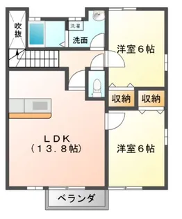 ブライトオリジン【2階】の間取り