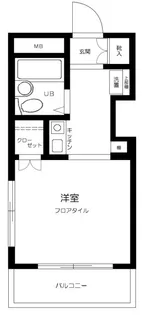 ペガサスマンション渋谷本町第3【2階】の間取り