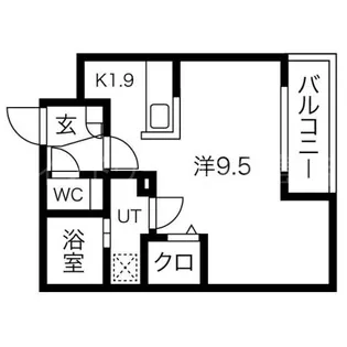 Strahl澄川(シュトラールスミカワ)【1階】の間取り