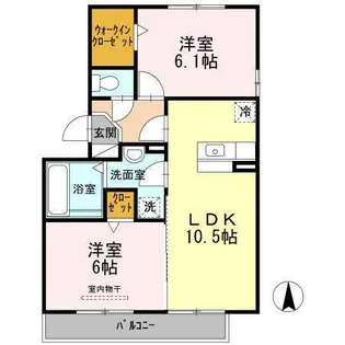 グレースコートI【3階】の間取り
