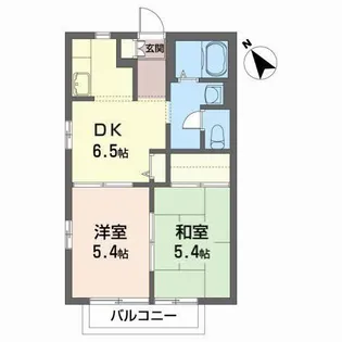 ファミーユ燕沢【2階】の間取り