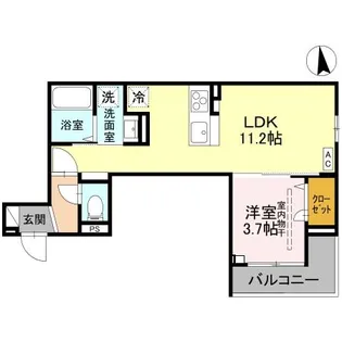 フローリッシュ【2階】の間取り