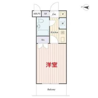 ロアール洗足池【4階】の間取り