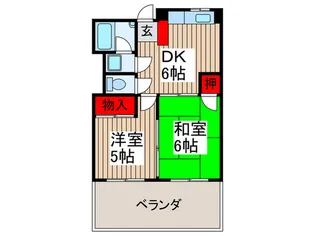 タ-キ-ビル【3階】の間取り