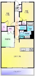 メガシティタワーズ【38階】の間取り