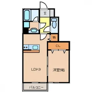 セレジェイラ【1階】の間取り