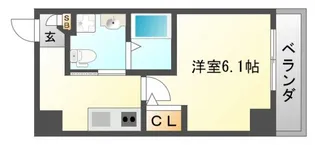 M:COURT関大前【7階】の間取り