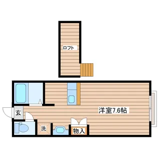 CITY CABIN(シティ キャビン)【1階】の間取り