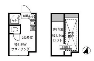 ソフィアシナモン【2階】の間取り
