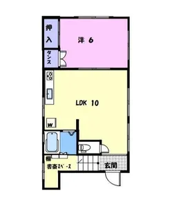 ハイツ工藤【4階】の間取り