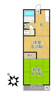 メゾン東小岩II【3階】の間取り