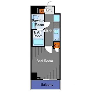 メイクス武蔵小杉II【4階】の間取り