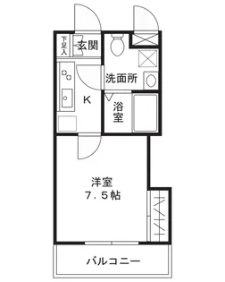 サンフォーレスト【3階】の間取り