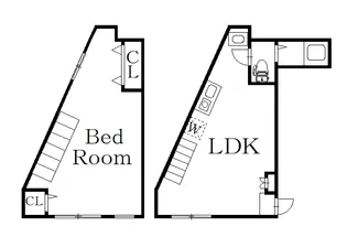 ドマーニ新中野【2階】の間取り