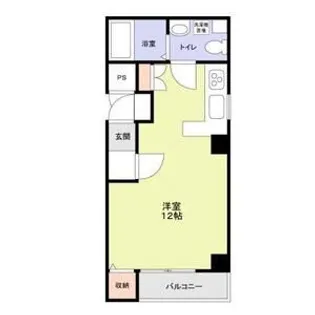 ラカーサ今里【1階】の間取り