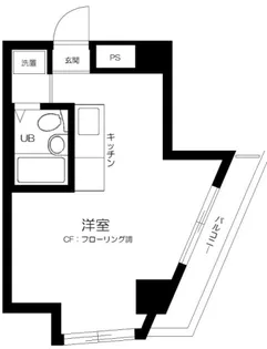 フォルム新宿【3階】の間取り