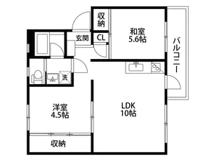 グレイスサクラ【2階】の間取り