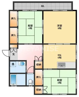 エントランス永昌【1階】の間取り