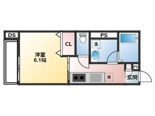 アモン津田沼【2階】の間取り