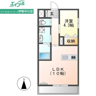 グランディール【2階】の間取り