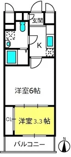 アクシーズタワー浦和岸町III【8階】の間取り