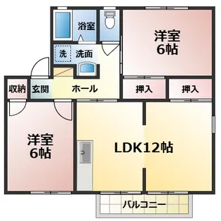 サンビレッジ【2階】の間取り