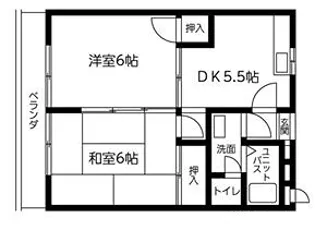 クレアール泉【1階】の間取り