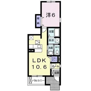 ミルト A【1階】の間取り