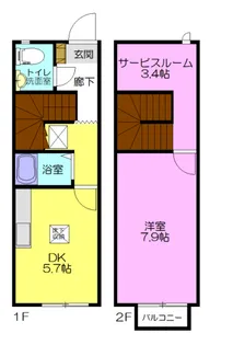 フレックスシャルムの間取り