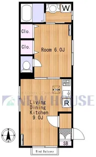 S.K.Y神楽坂【1階】の間取り