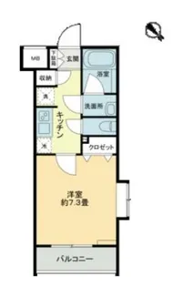 patio阿佐ヶ谷【1階】の間取り