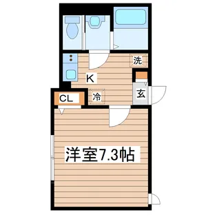 ユーフォリア長町南【3階】の間取り