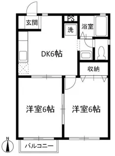 キャトルメゾン【2階】の間取り