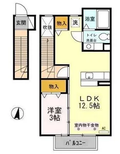 千富館 東館【2階】の間取り