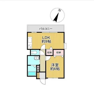 ラフィーネ【1階】の間取り