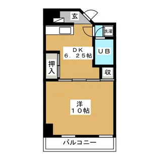 関内陽光ビル【10階】の間取り