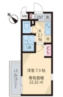 プライム新井【4階】の間取り